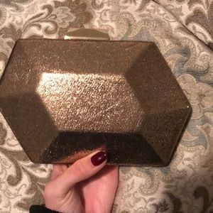 Rose gold clutch from Windsor